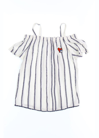 Блузка з віскозою для дівчинки 64354-1029718 білий C&A (282969638)