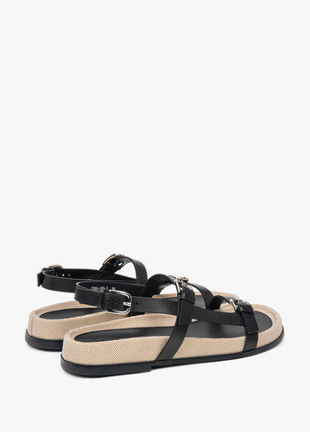 сандалии, цвет черный Estro