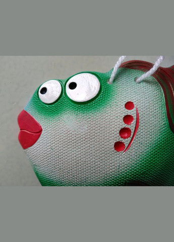 Керамічне настінне панно "Яскрава Рибка" (зелена) Коти&Ангели (301532983)