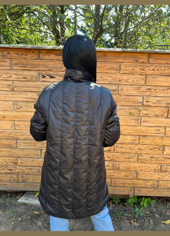 Черная демисезонная женская черная демисезонная куртка на осень турция No Brand спортшик