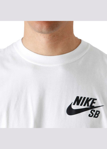 Біла футболка m nk sb tee logo dc7817-100 Nike