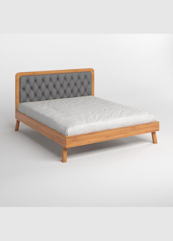 Полуторная деревянная кровать Токио /Аляска 93 (Серый) 120х190 см (MBG-4858) Mebigrand (366086410)