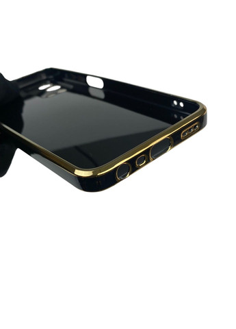 Чехол для A55 4G с кольцом-подставкой с золотой окантовкой на оппо а55 черный gs1 Oppo (366235191)