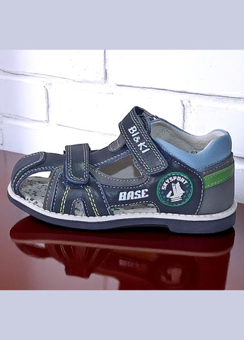 Ортопедичні закриті босоніжки для хлопчика сандалії на липучках Biki (335077417)