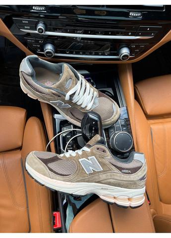 Бежеві Осінні кросівки чоловічі new balance 2002r olive suede нью беланс 2002r No Brand