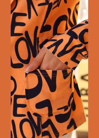 Жіночий демісезонний трикотажний помаранчевий піджак 42, 44, 46рр Fabregas (338258067)