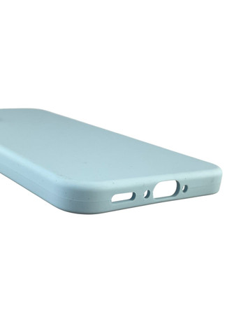 Чехол для Galaxy A56 (SM-A566B) силиконовый с микрофиброй нескользящий на самсунг а56 голубой Samsung (366387200)
