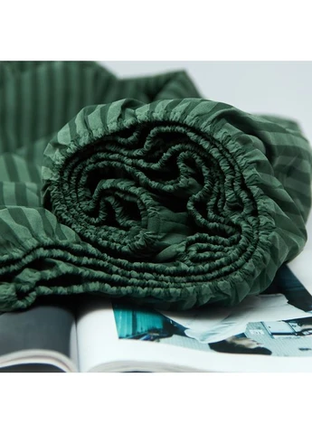 Простирадло на резинці Бязь Gold Люкс 180х190х25 см (MS-850002335) Moon&Star Green Luxe (386587477)