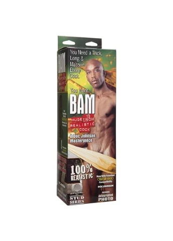 Фалоімітатор BAM - Huge 13 Inch Realistic CockDoc Johnson 12387 Doc Johnson (392050051)