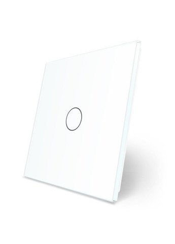 Беспроводной умный сенсорный выключатель 1 сенсор белое стекло (VL-XR007-W) Livolo (371776937)