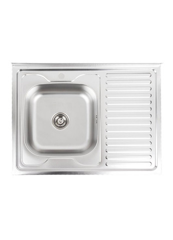 Кухонная мойка из нержавеющей стали 8060 L ДЕКОР (0,7/160 мм) Valeso (336932297)