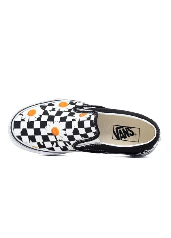 Чорні кеди ua classic slip-on black vn0a5jmhb0b1 Vans