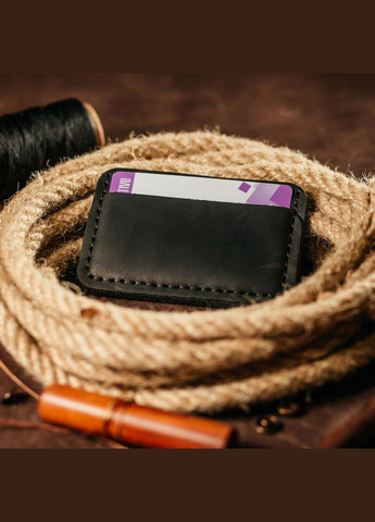 Картхолдер с тиснением Герб кожаный, стильный органайзер чехол из кожи для 4 банковских карт No Brand (333705441)