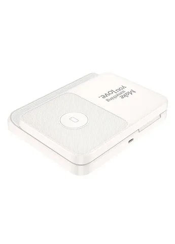 Зарядка Qi Pass folding 3-in-1 wireless fast charger CQ7 (iWatch + SAM) |15W| White Hoco (408088083)