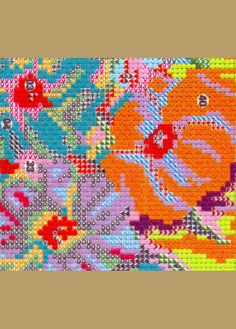 Набір для вишивання за нанесеною на канву схемою "Cozy kitchen". AIDA 14CT printed 56*44 см Joy Sunday (313614545)