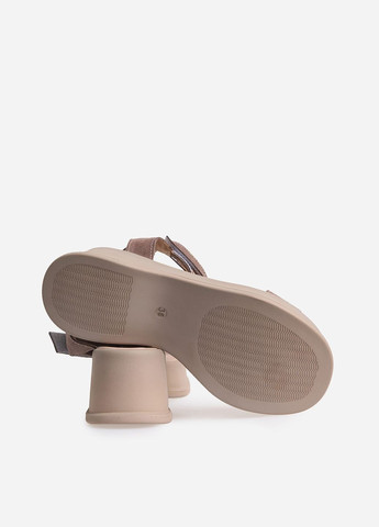Бежевые босоножки ISSA PLUS на липучке