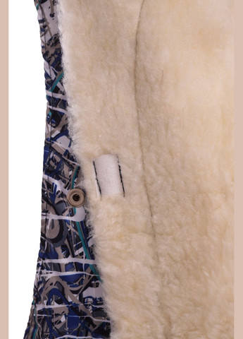 Синій зимній комбінезон для хлопчика на холофайбері кант синій 104 см (28694) BABYKROHA