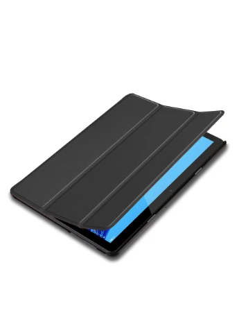 Чохол Premium для HUAWEI Mediapad T5 10" із захисною плівкою та серветкою Black, екокожа, з підставкою Airon (395596990)