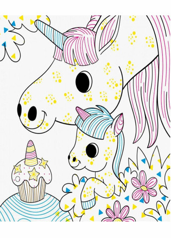 Водяные раскраски: Единороги. N1377002У 9789667502133 РАНОК (290868647)