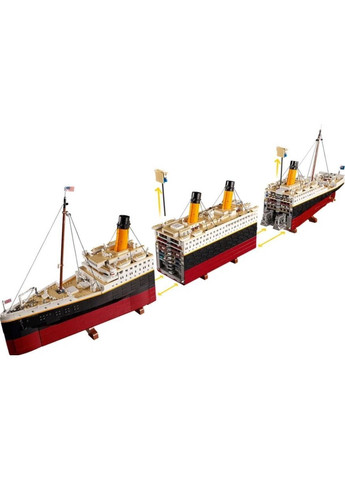 Конструктор круїзний лайнер Титанік на 9090 деталей модель легендарного лайнера (2104618884) Lego (370984727)