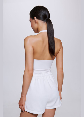 Боди с v-подобным вырезом L Светло-серый 824-1 Papaya (330752546)