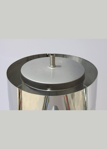 Трійник для димоходу утеплений діаметр 100/160мм нерж/нерж 87гр 0,5мм (сендвіч) Комінвент (317295827)