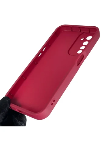 Чохол силіконовий Soft Touch з 3D принтом мему сібу для 6 бордовий (Повний захист камери) Realme (378975998)