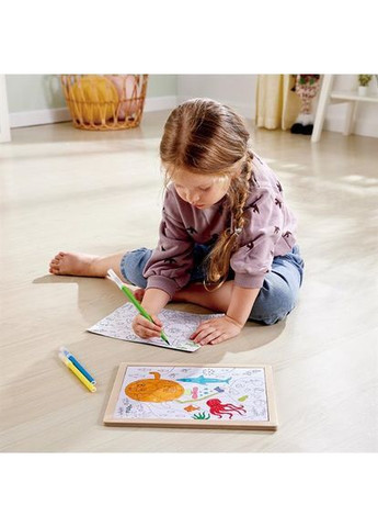 Пазл Океан з розмальовкою, 48 елементів () Hape E1643 (370499050)