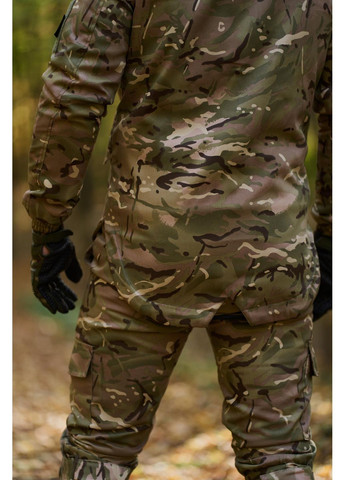 Куртка тактична чоловіча "Terra" з капюшоном та захистом від вітру мультикам / S + подарунок на вибір Intruder Softshell / Windbreaker (370493561)