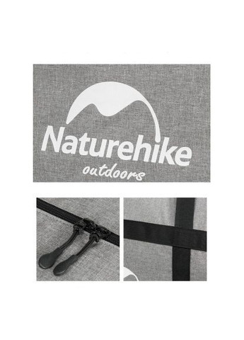 Дорожня сумка (6927595724910) Naturehike баул NH17S021-M 45 л сірий (366523099)