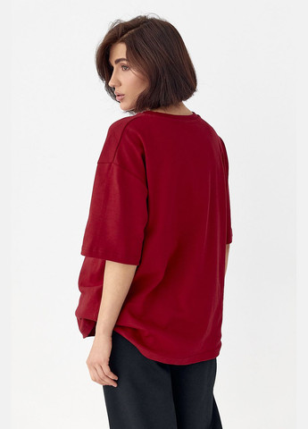 Однотонная базовая футболка Lurex - (323190184)