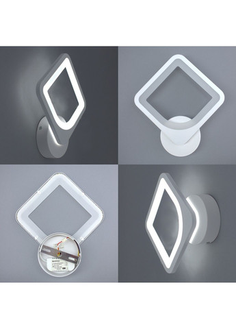 Керований cвітлодіодний світильник бра TETRA S 22 Вт 220х250х50 мм Білий ESLLSE (365446837)