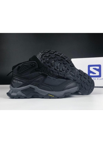 Сірі Зимовий сірі з чорним термо чоловічі кросівки осінь\зима No Brand