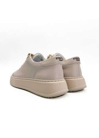Светло-серые кеды (р) кожа 0-1-1-8806 Stepter