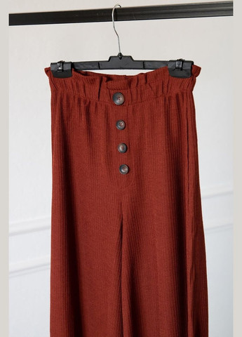 Трикотажные ребристые штаны Stradivarius (325695378)