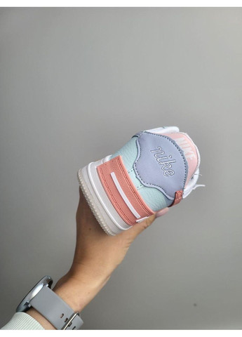 Белые демисезонные кроссовки мужские nike air force 1 shadow blue white найк аир форс 1 премиум No Brand