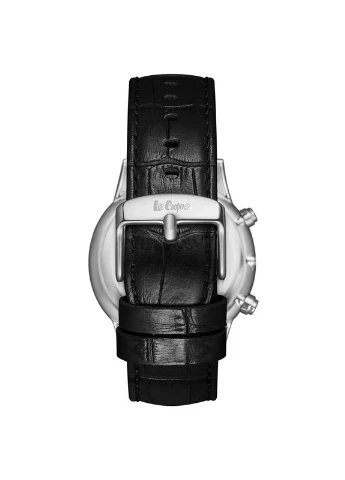 Мужские водостойкие часы Leather Black Lee Cooper (376794771)