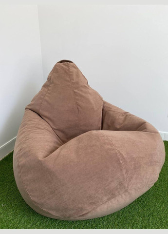 Кресло – мешок груша, MEGA XXXL – 160х120 Favorite Light Brow SkyPuff (361257949)