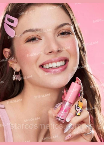 Блеск для губ "Blossom" The Powerpuff Girls X Super Trio Lip Gloss Sheglam (308863673)