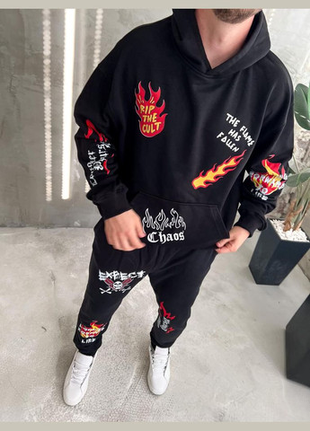 Костюм худые брюки мужской стильный черного цвета. No Brand (371167938)