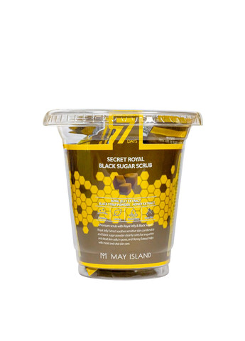 Скраб для обличчя цукровий 7 Days Secret Royal Black Sugar Scrub May Island (302725492)