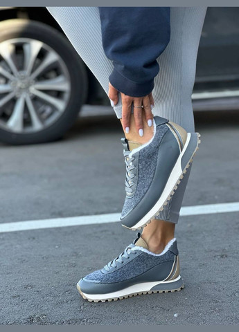 Кроссовки Vakko серые зима (303355533)