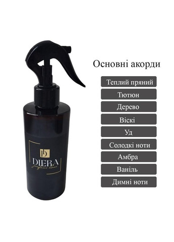 Парфумований універсальний спрей для дому Diera perfume home №8 аромат деревний пряний (TA0071) No Brand (316088251)