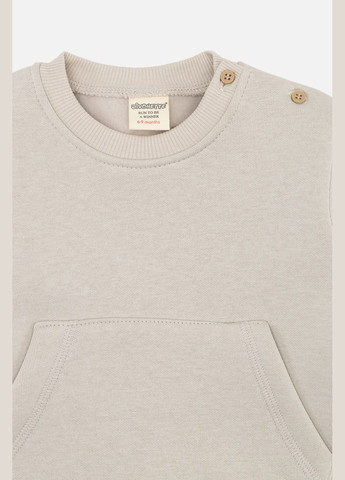 Divonette свитшот для мальчика цвет светло-серый cb-00260853 светло-серый футер