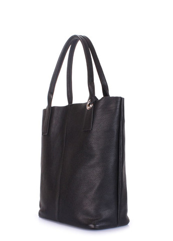 Жіноча шкіряна сумка Podium чорна PoolParty (372657618)