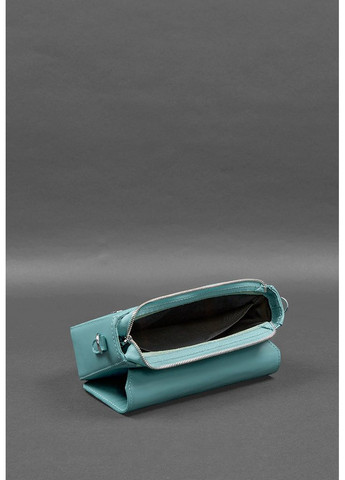 Жіноча шкіряна сумка Mary бірюзова BlankNote (348359367)