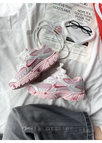 Рожеві кросівки чоловічі nike v5 rnr custom pink найк в5 рожеві демісезон No Brand