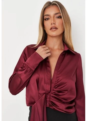 Фиолетовая рубашка Missguided