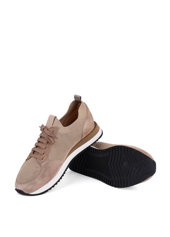 Бежевые летние мужские кроссовки mu192ab-05-mu32/gs1 бежевый замша MIRATON