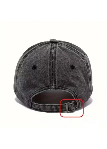 Женская бейсболка из джинса в сером винтажном цвете No Brand (399525110)